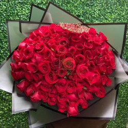 Bouquet de 100 rosas